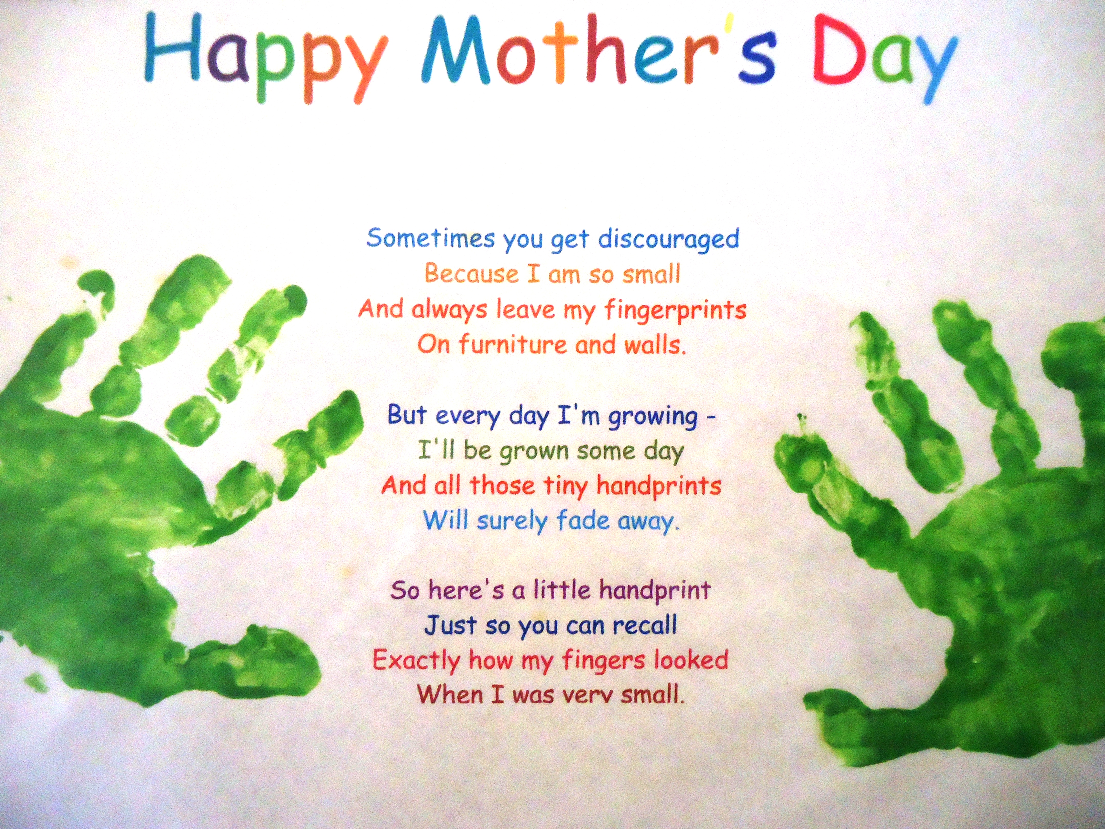 Mother S Day Poem Wallpaper HD Full Size