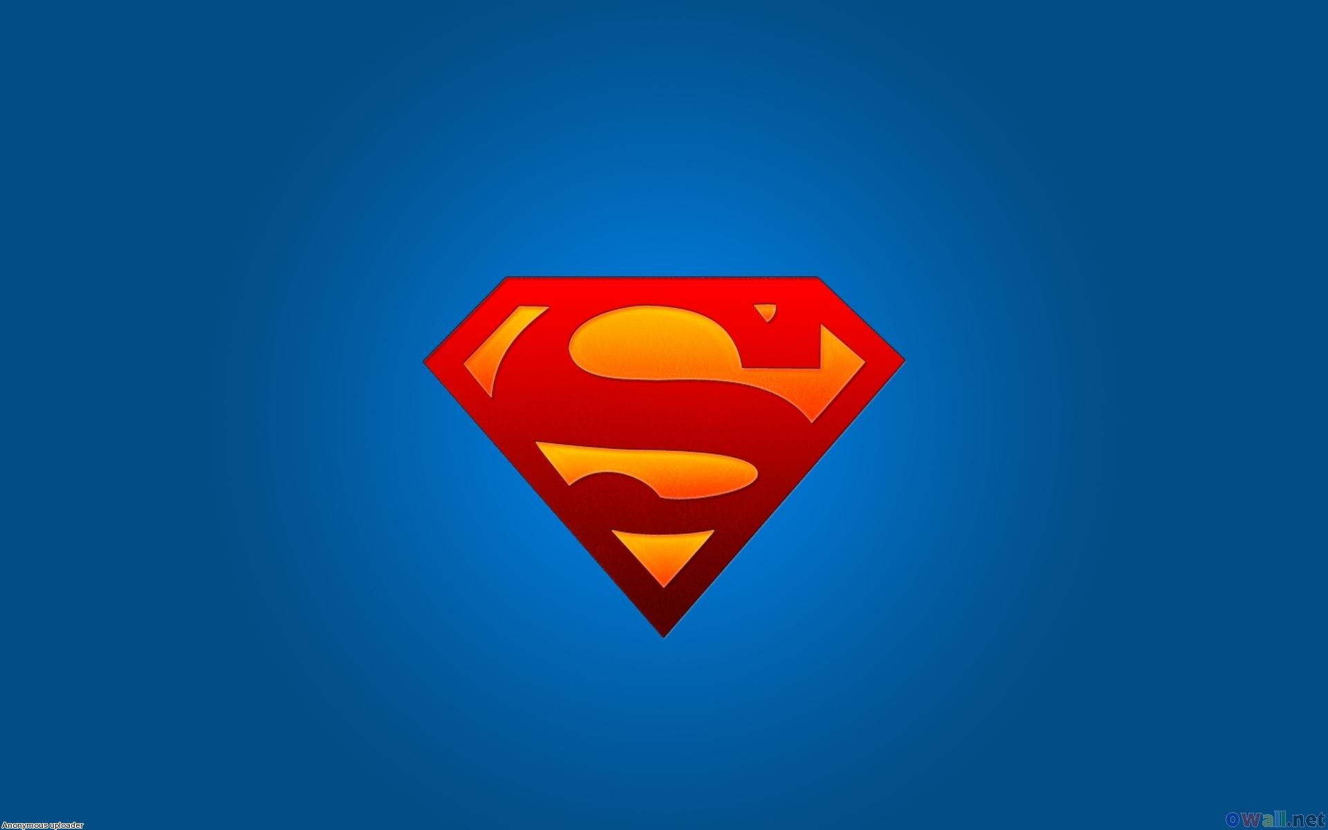 Descarga fondos de escritorio Logo de Superman en azul de [] de BBB