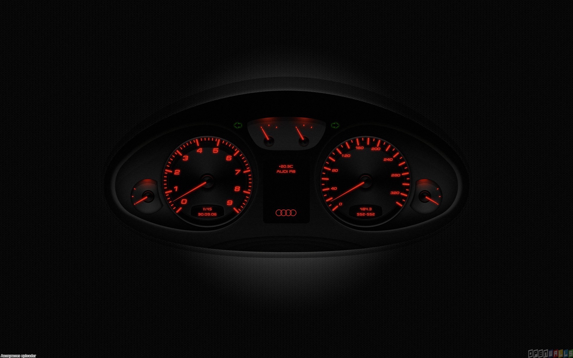 Audi Speedometer Wallpaper