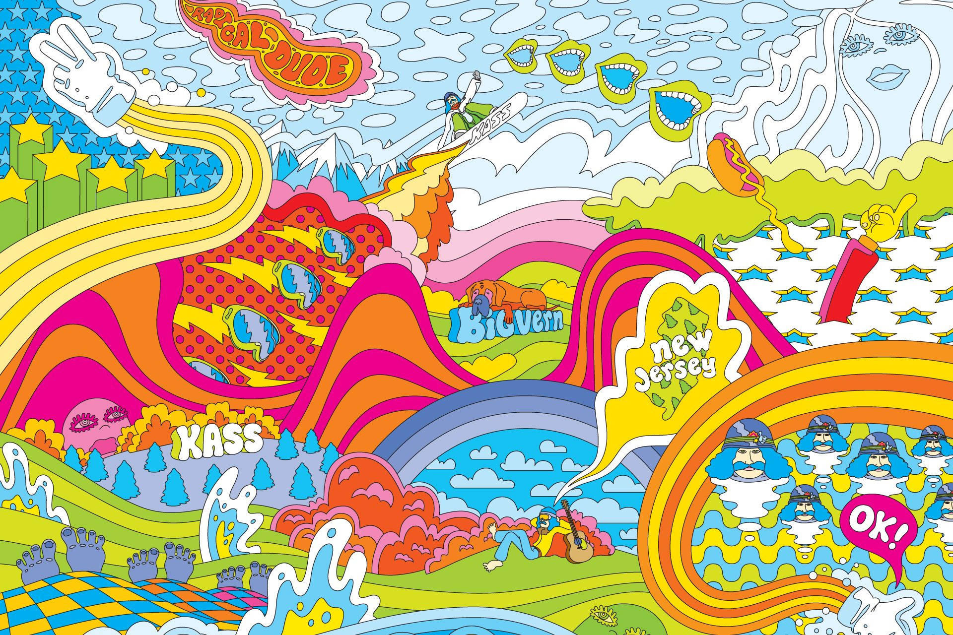Hippie Aesthetic Laptop Wallpaper