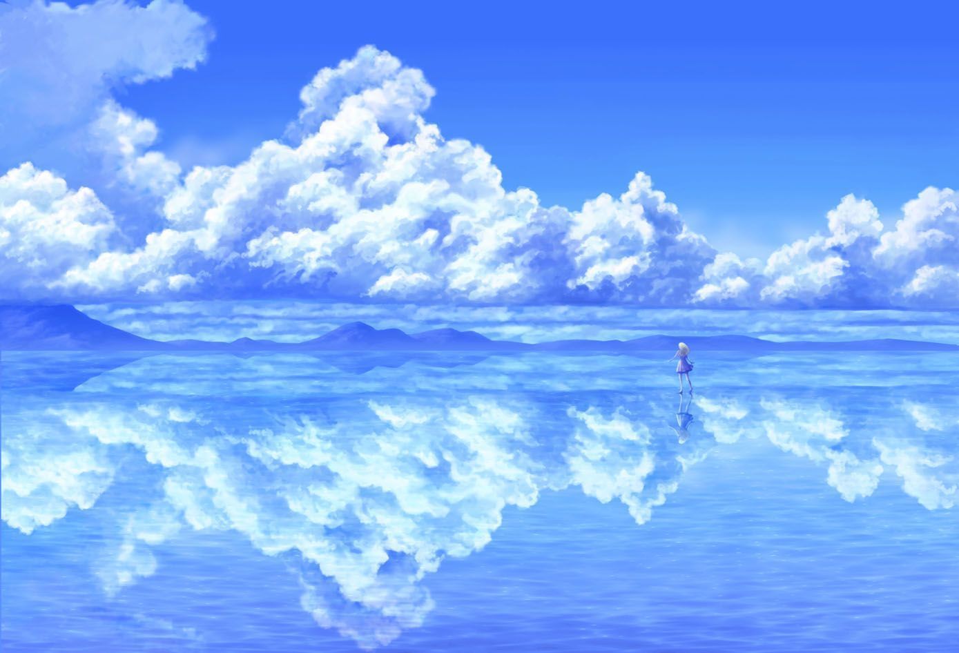 Blue Anime Wallpaper Group
