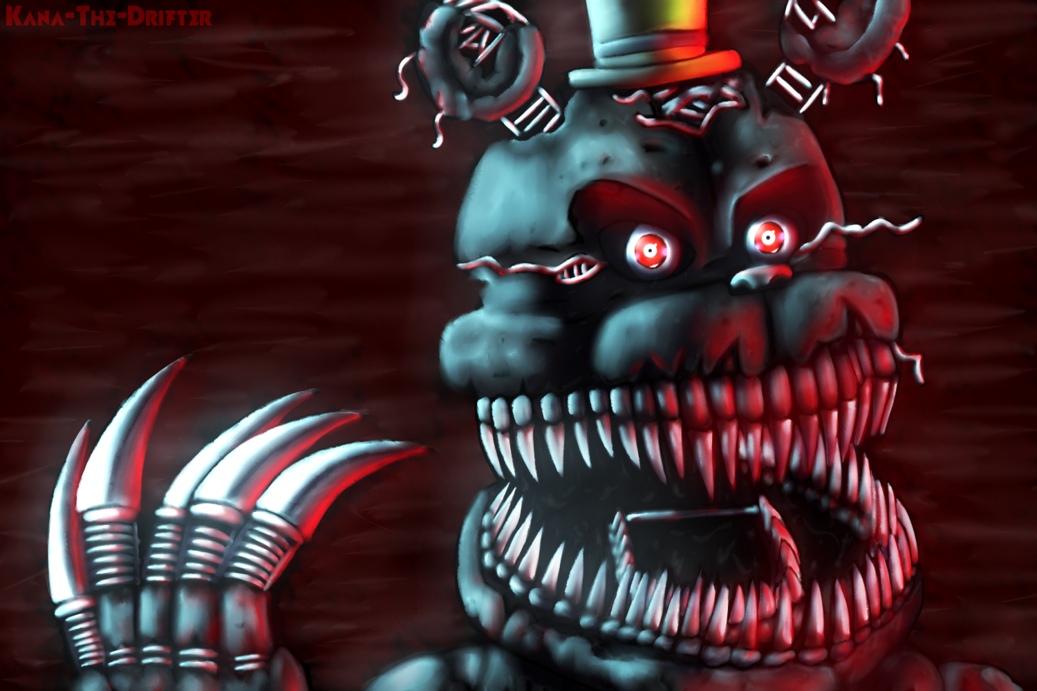 Nightmare fnaf4 By Kana The Drifter