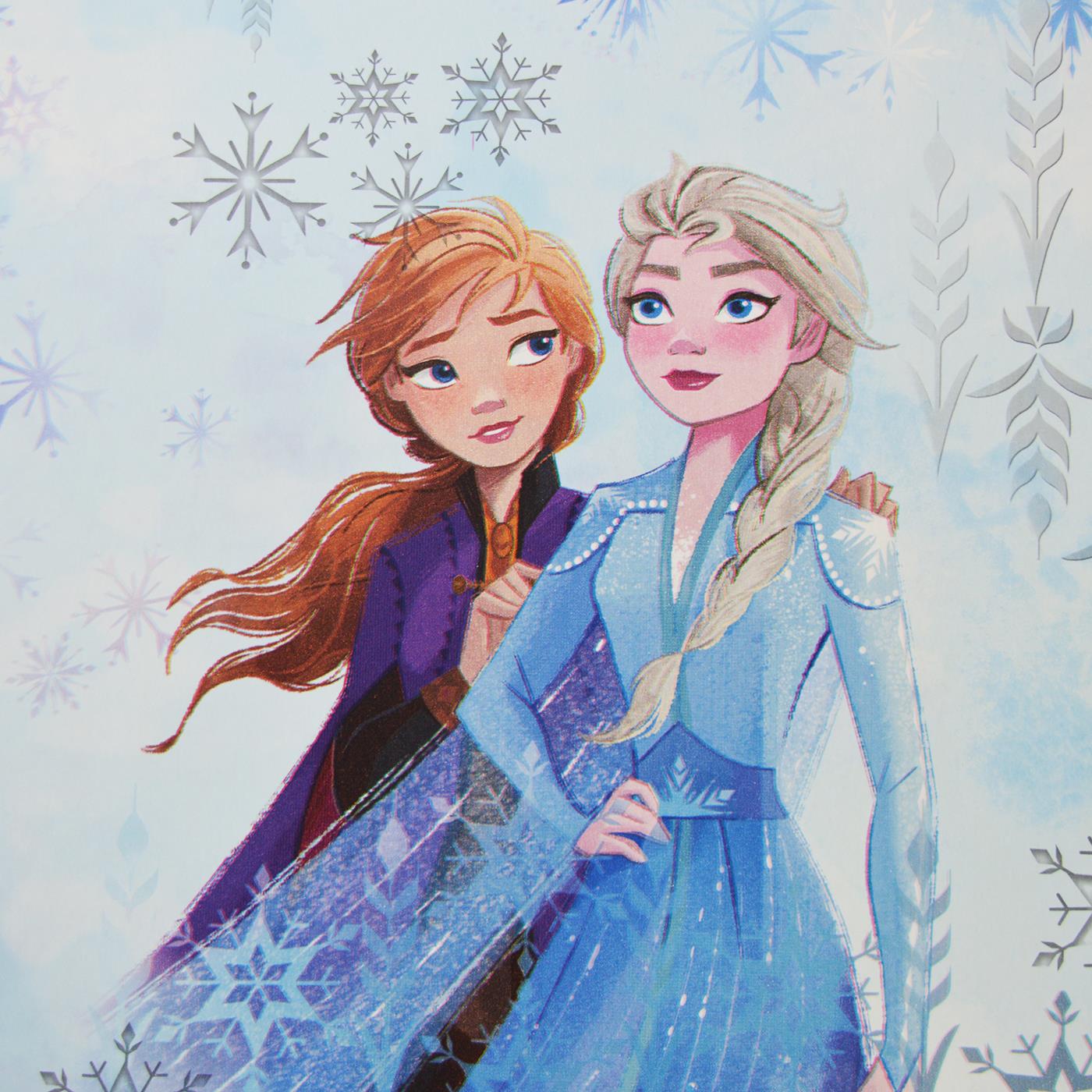 Kids Disney Frozen Wallpaper Anna Elsa Olaf Snow Ice Blue Teal
