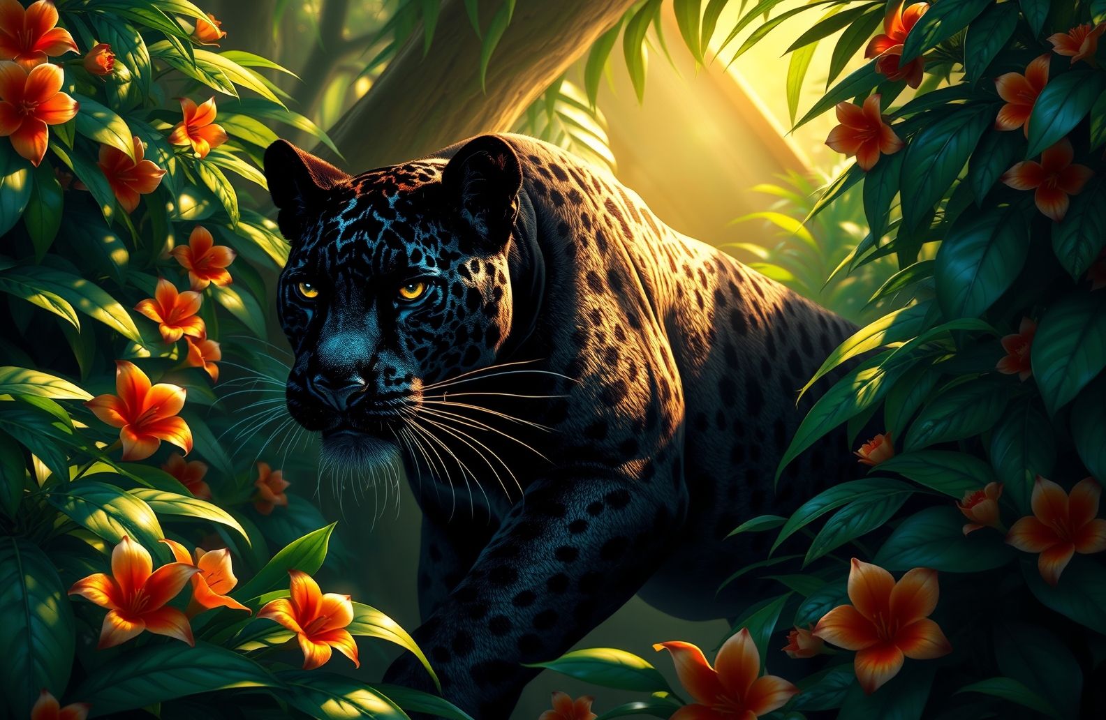 Black Jaguar Wallpaper
