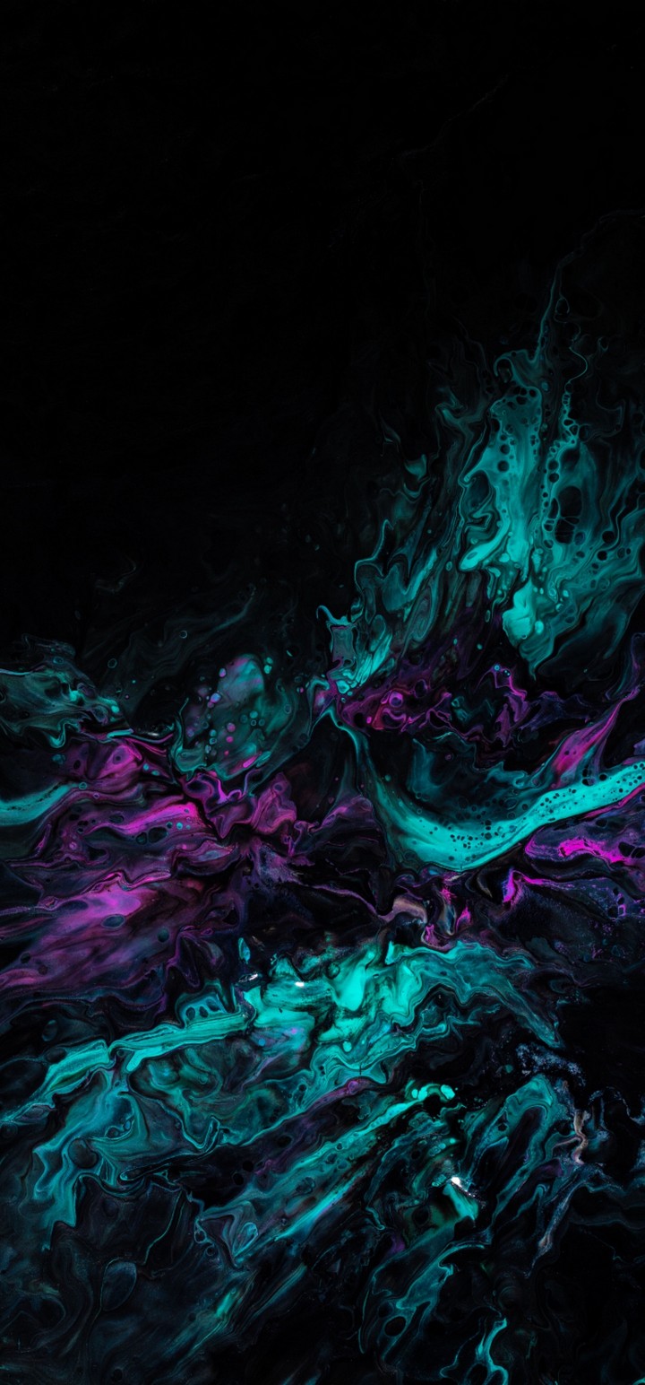 Paint Stains Mixing Wallpaper