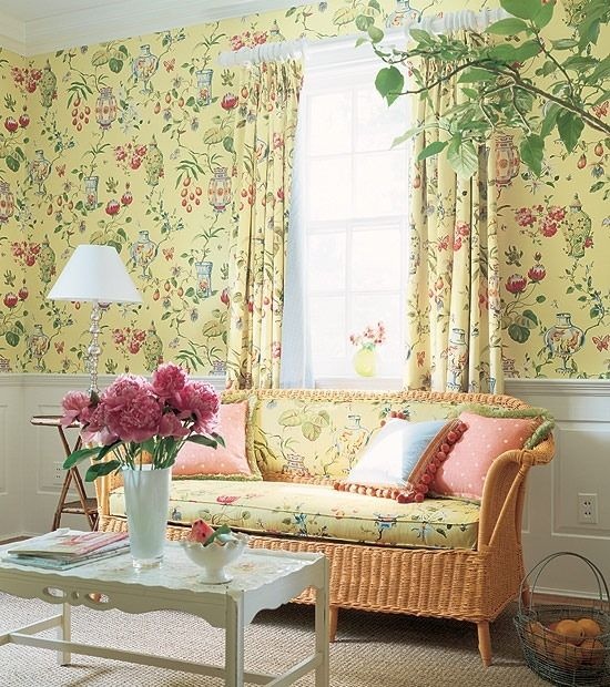 Coordinating Wallpaper Fabric For The Home