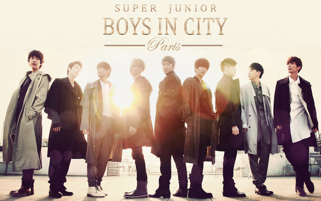 Super Junior Boys In City Wallpaper By Foxgirl4300