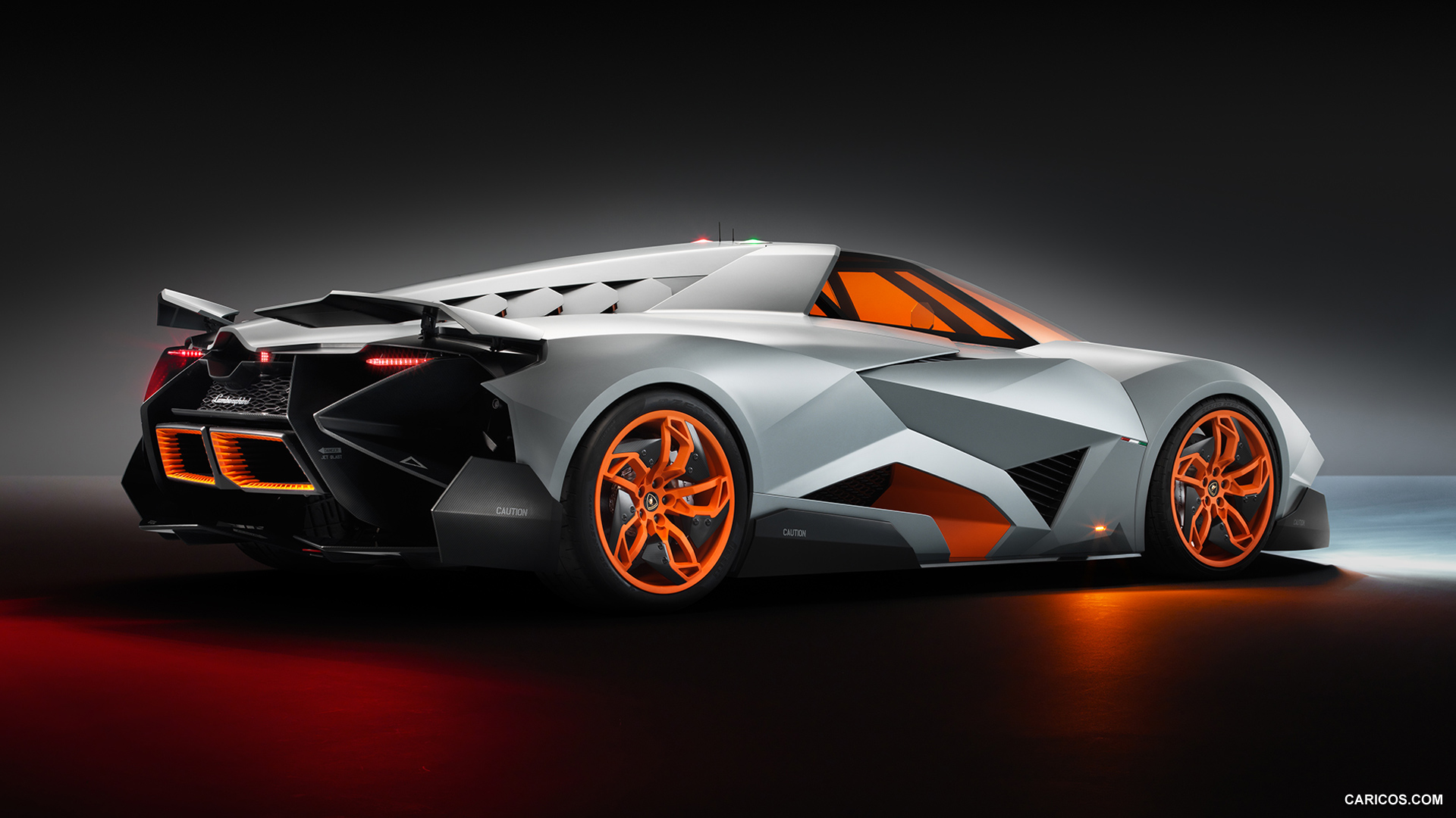 Lamborghini Egoista Concept Rear HD Wallpaper