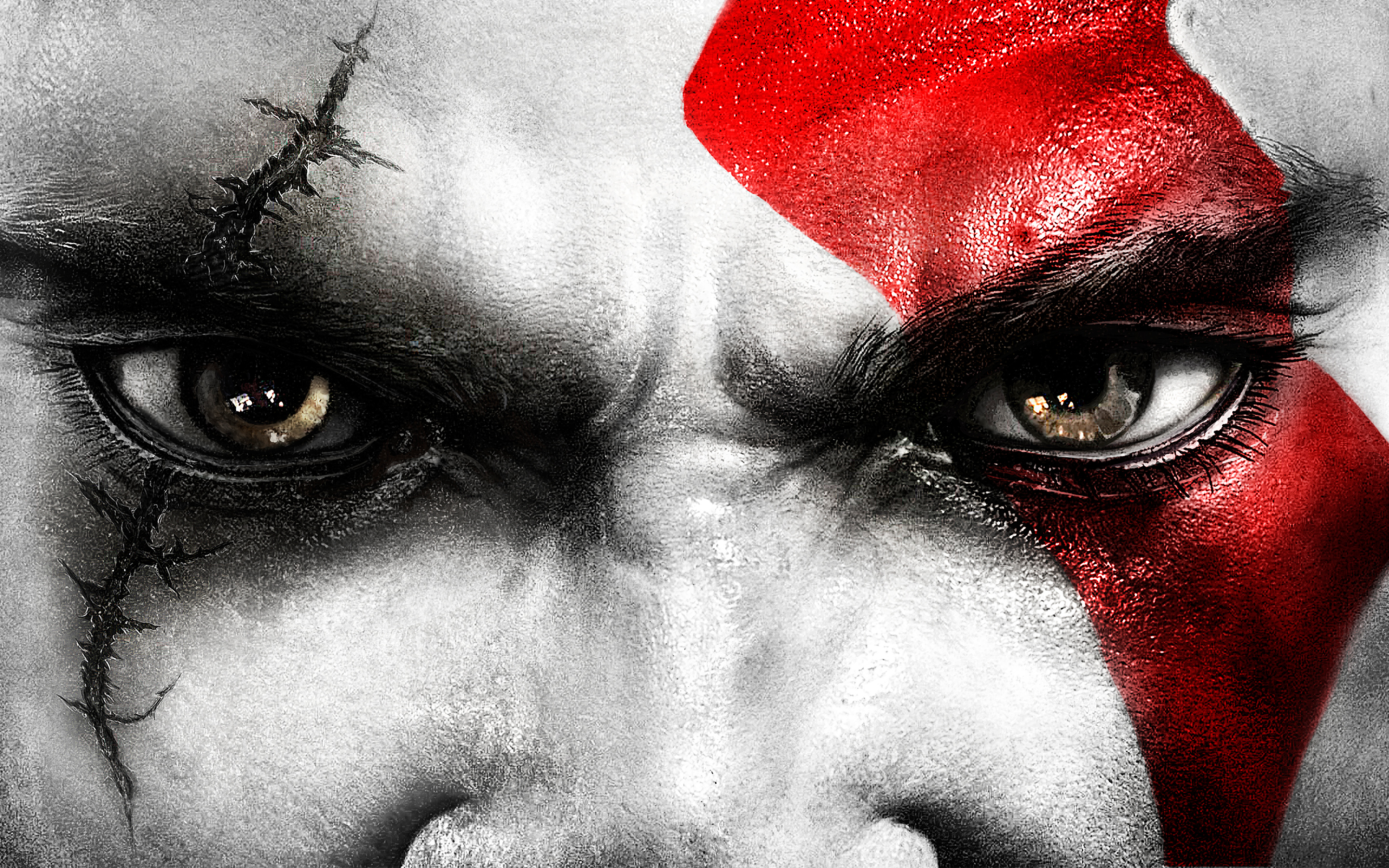 Kratos Eyes Wallpaper HD