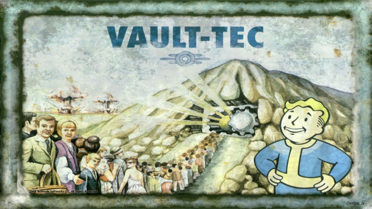 Wallpapers Video Games Wallpapers Fallout 3 Vault Tec by durinn 750x422