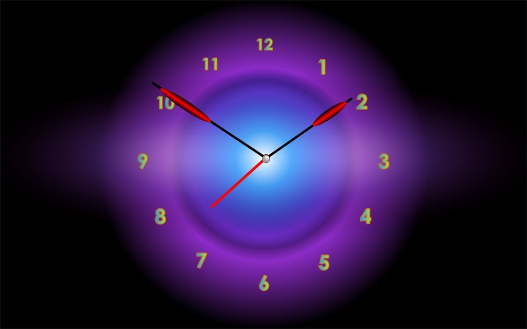 Radiant Clock Live Animated Wallpaper