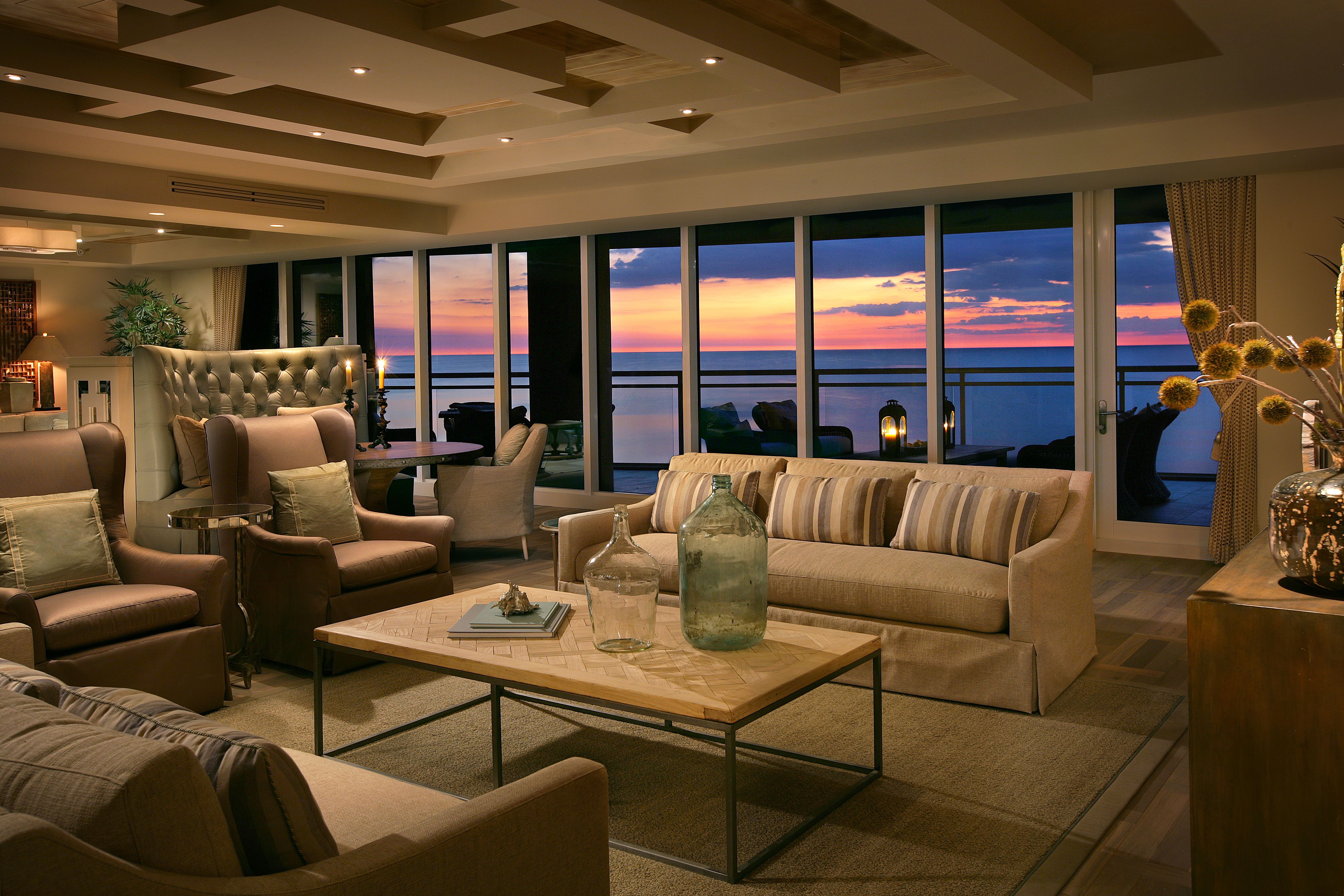 Elegant Modern Living Room Interior HD Wallpaper By Robokoboto