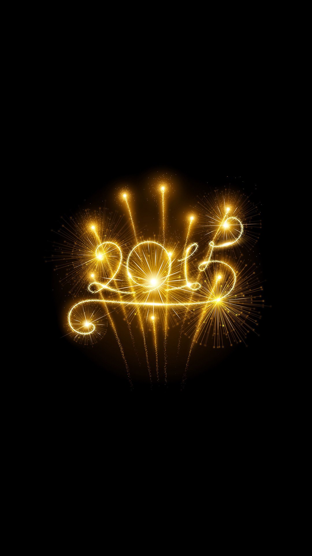 New Year 2015 iPhone Wallpaper HD