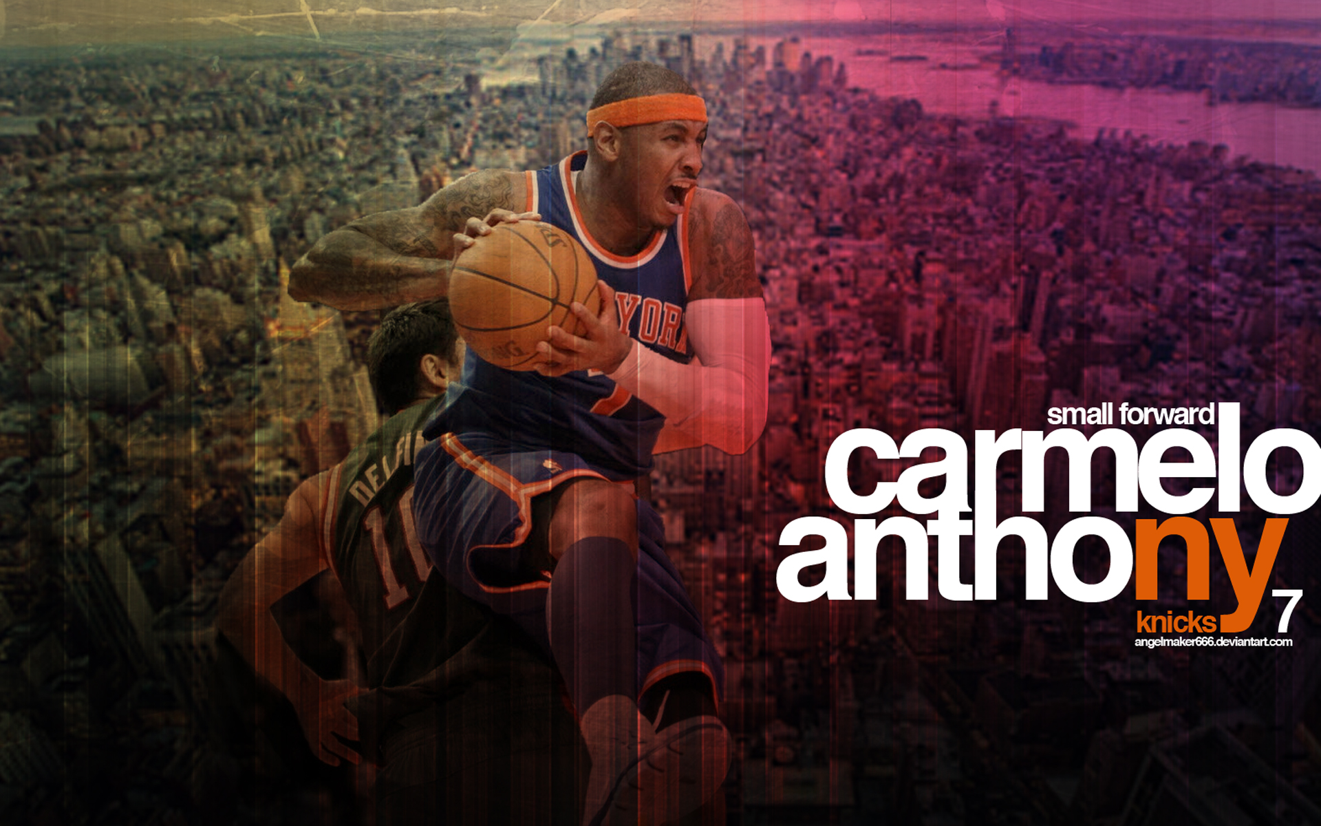 Melo New York Knicks Wallpaper By Ishaanmishra