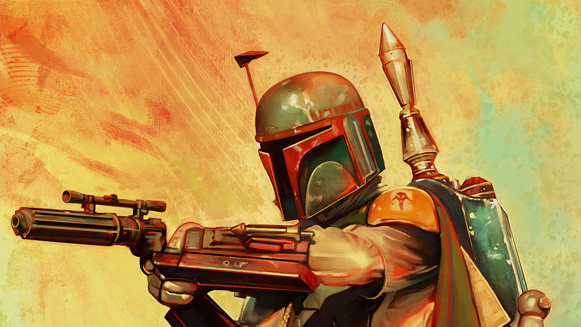 The Mandalorian 4k Art Laptop Full HD 1080p Wallpaper