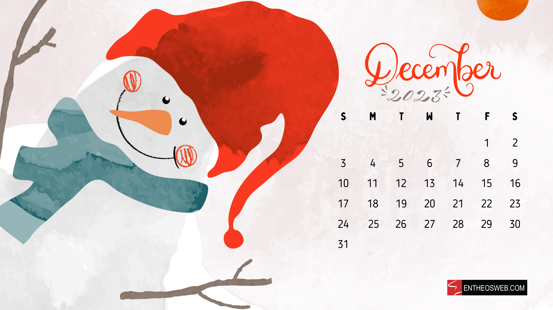 Free download December 2023 Calendar Desktop Wallpaper EntheosWeb ...