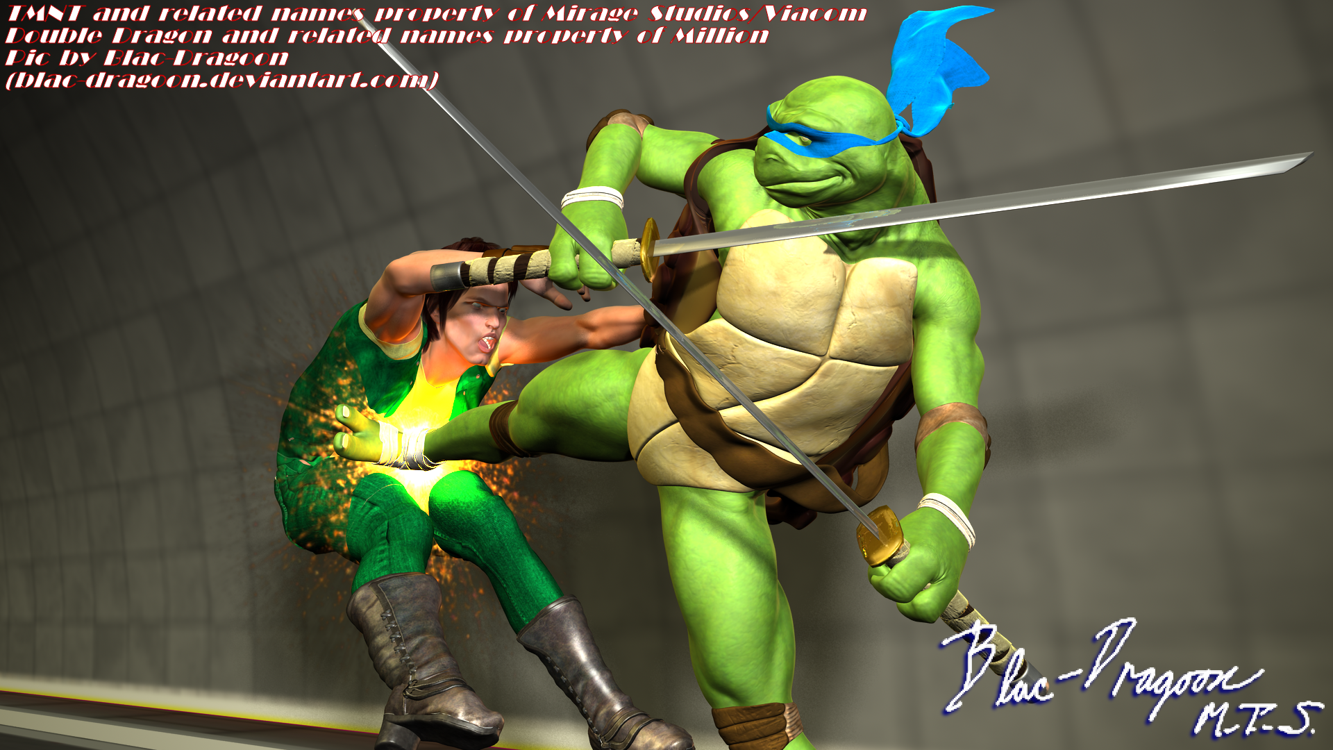 Tmnt Vs Double Dragon Jeff Is The New Dan By Blac