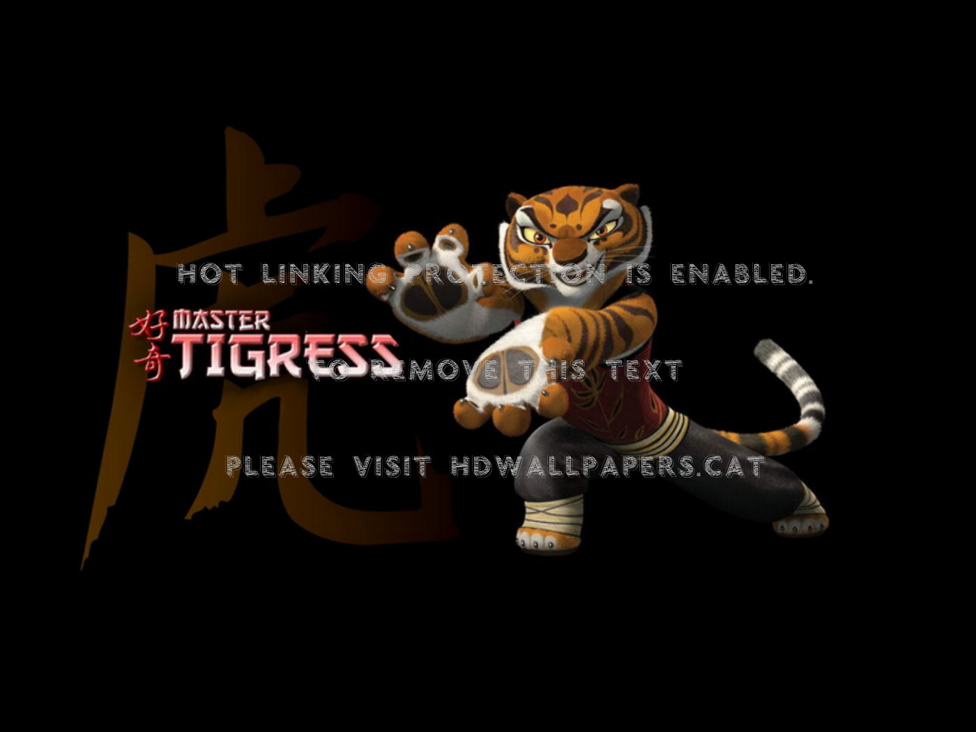 Master Tigress Tiger Kungfu Panda Fantasy