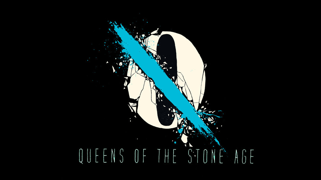 Queens of The Stone Age Logo Wallpaper by W00den Sp00n on