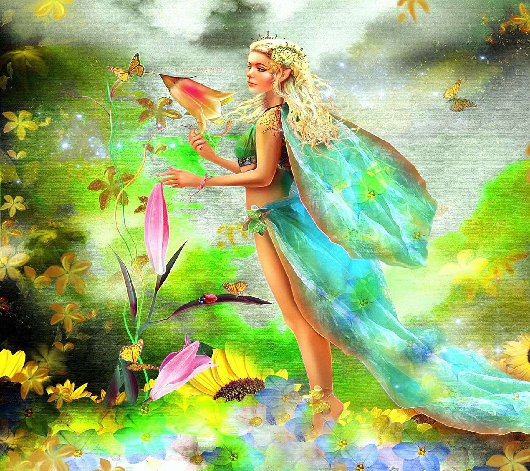 Spring Fairy Wallpaper In Desktop Background HD