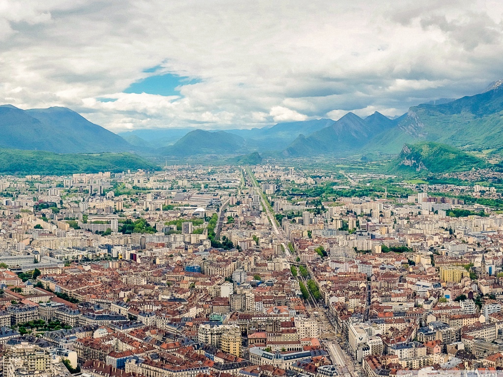 Grenoble Panorama 4k HD Desktop Wallpaper For Ultra Tv