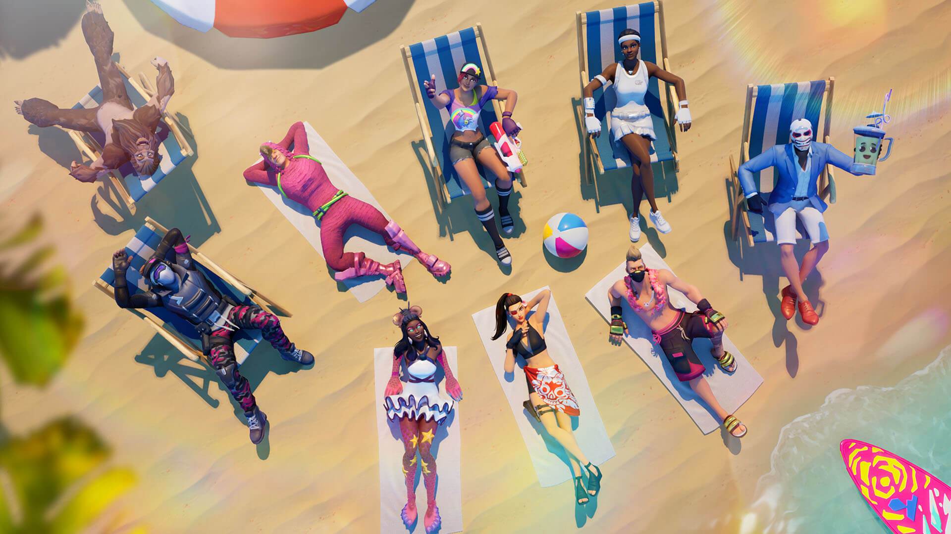 Fortnite Giant Beach Balls Where To Bounce A Ball For