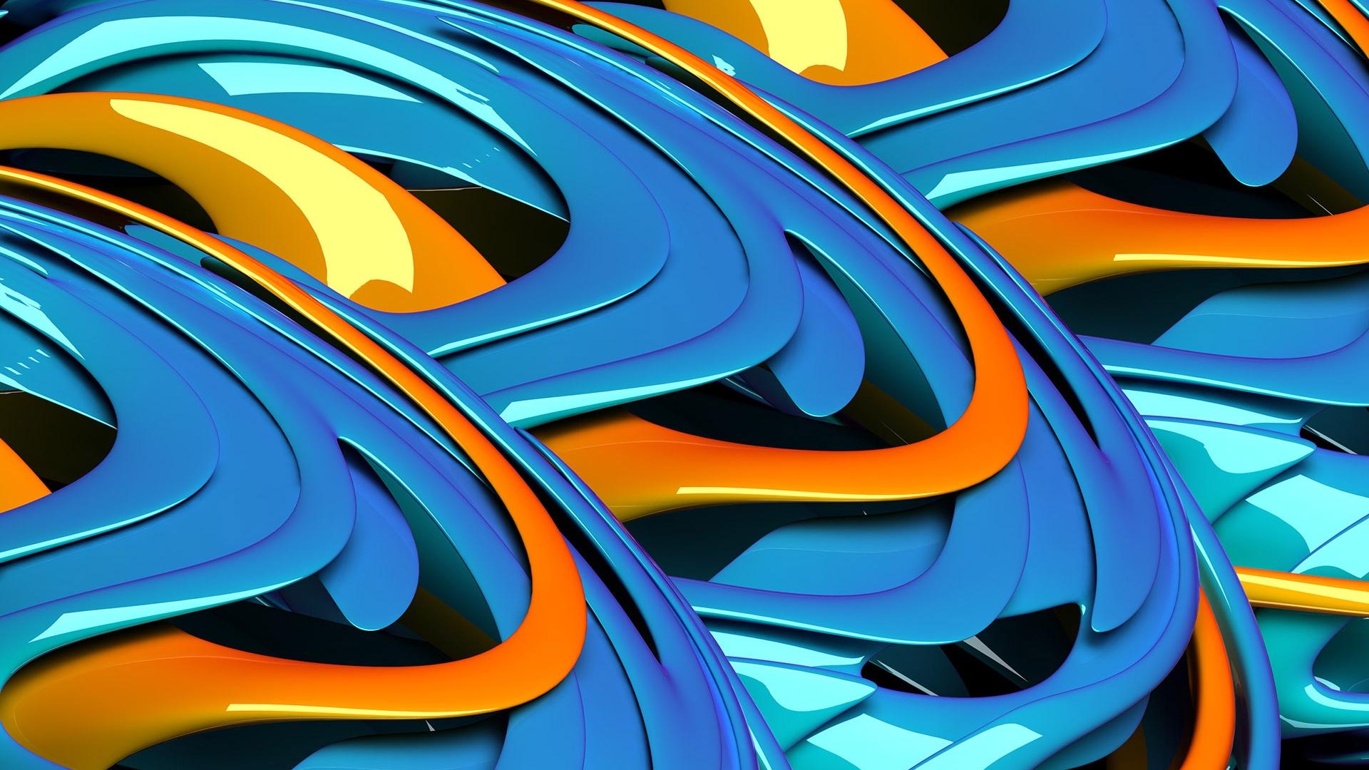  Orange Blue Stereo Backgrounds Widescreen and HD background Wallpaper