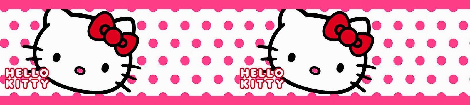 Wallpaper Border Hello Kitty