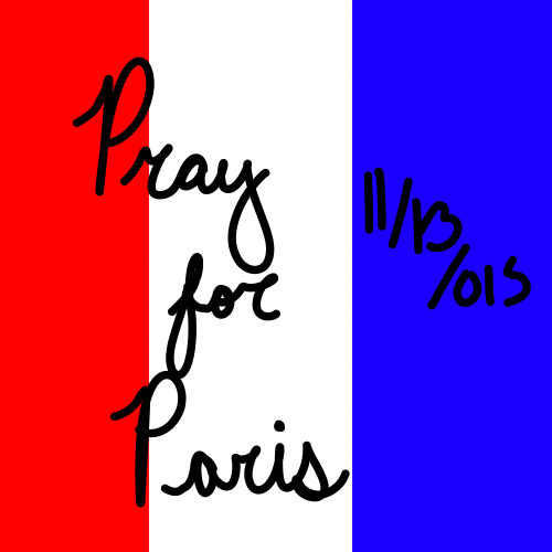 Pray For Paris By Minty The Alpaca