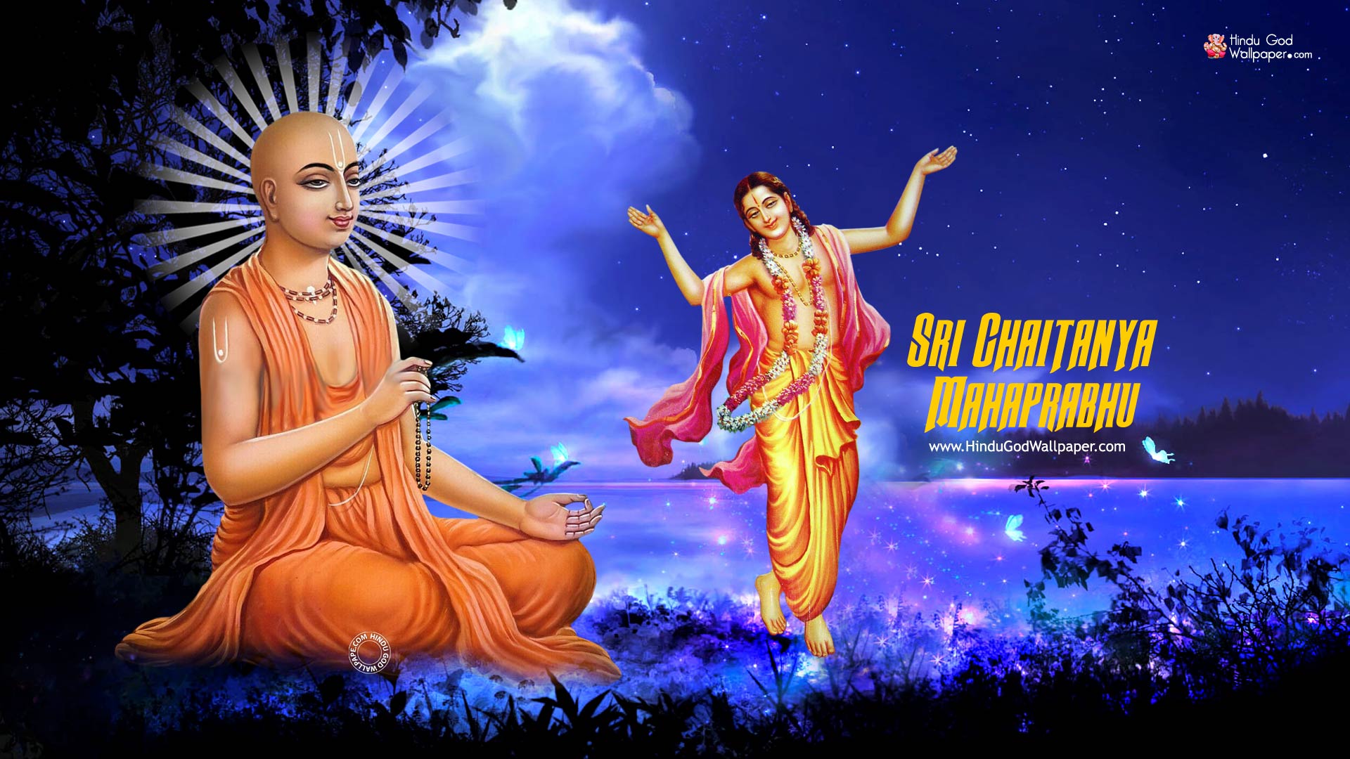Sri Chaitanya Mahaprabhu HD Wallpaper Image