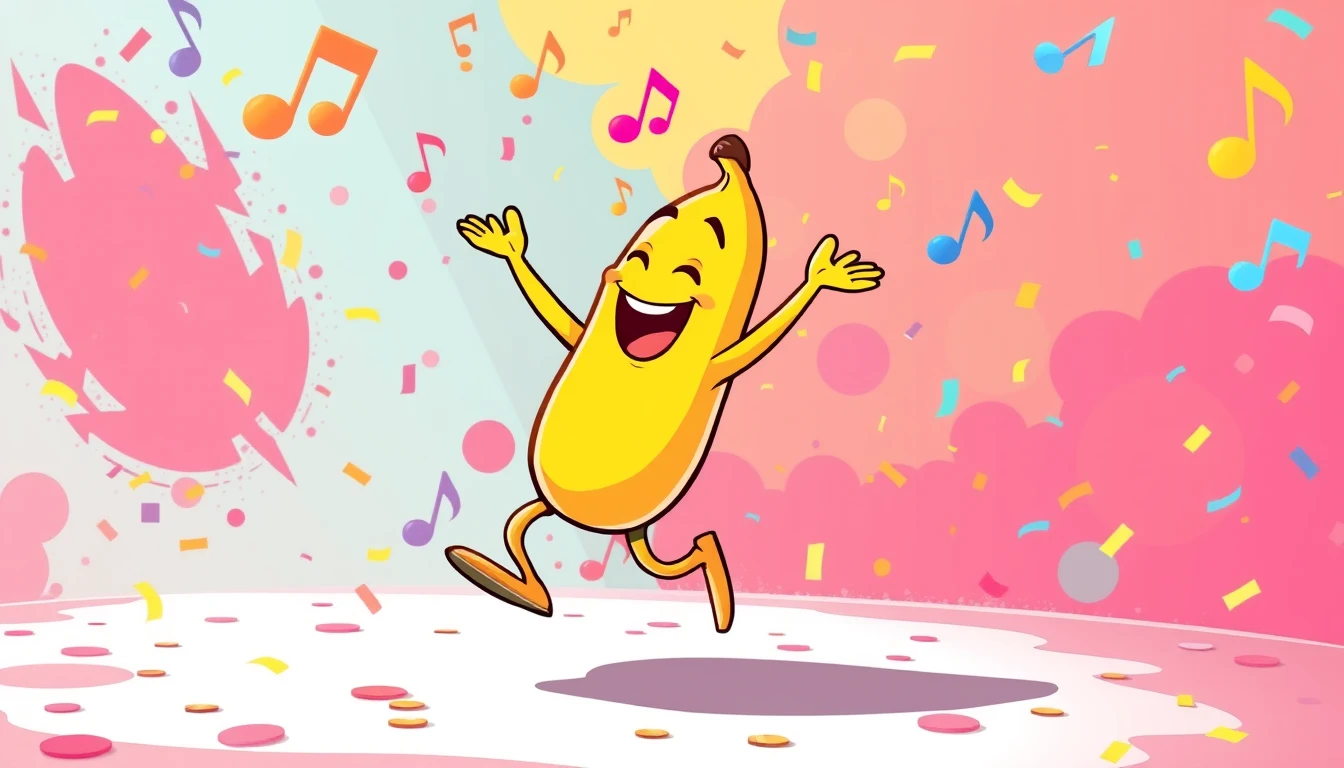 Dancing Banana Wallpaper
