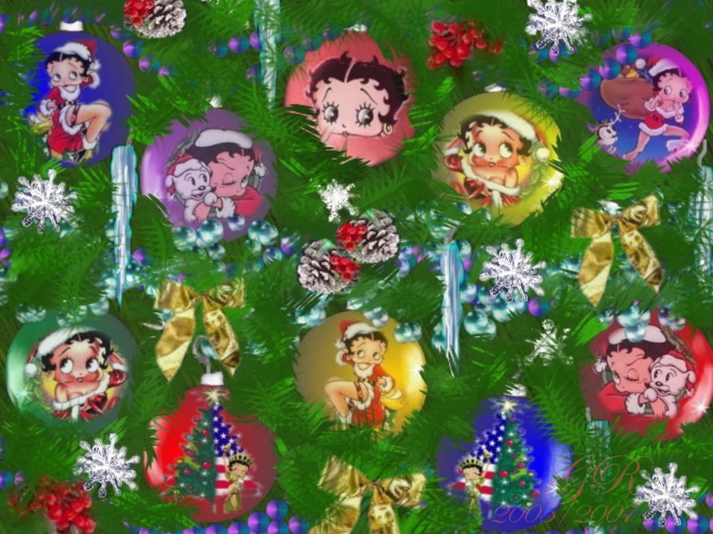 Betty Boop Pictures Archive Christmas Wallpaper With