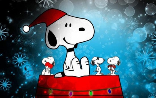 Snoopy Christmas Wallpaper [550x344