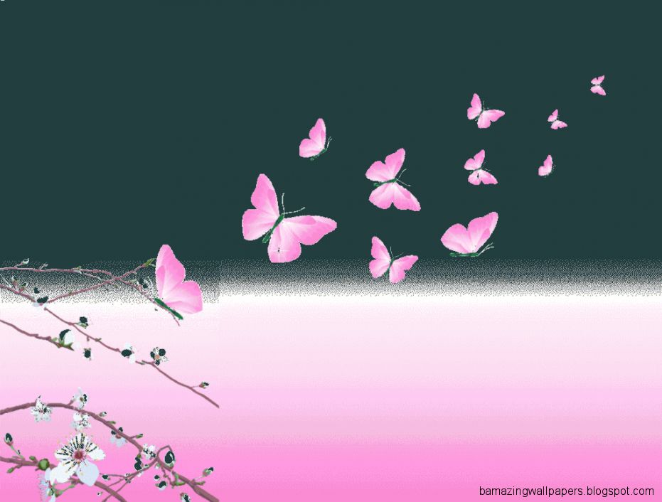 Pink Butterfly Wallpaper Desktop Amazing