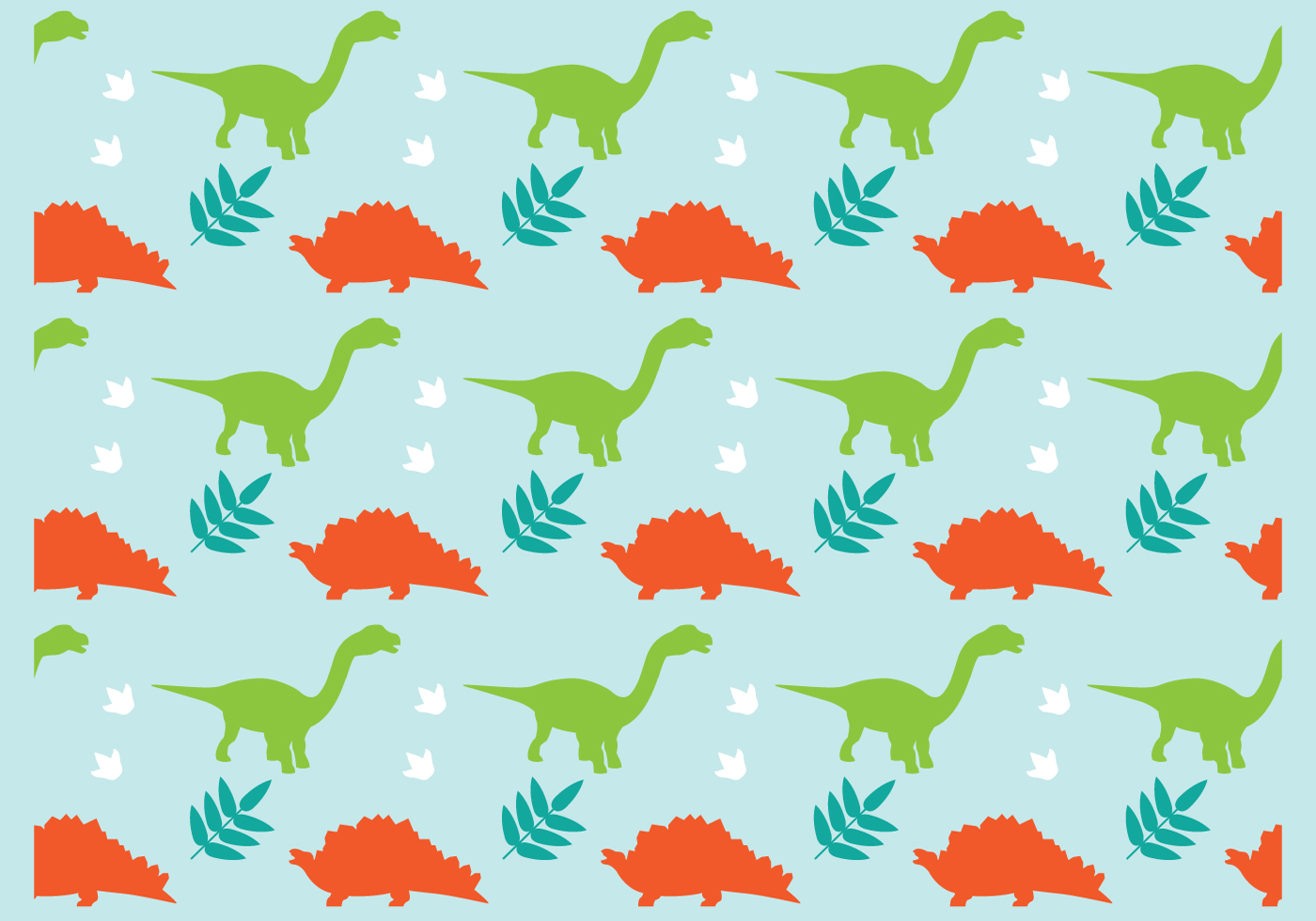 Dinosaur Background Vectors Clipart