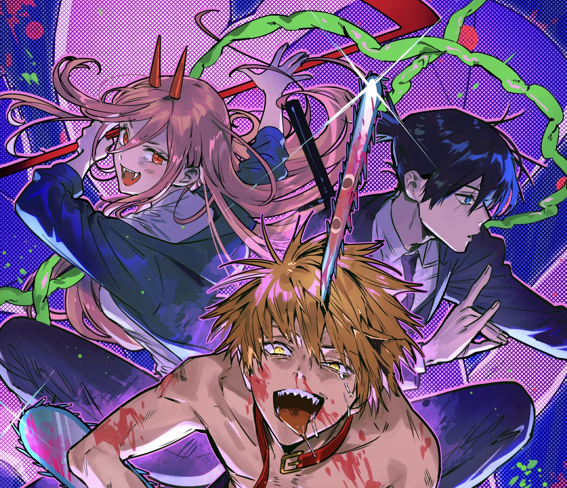 Chainsaw Man Wallpaper Power And Denji At Paul Martinez