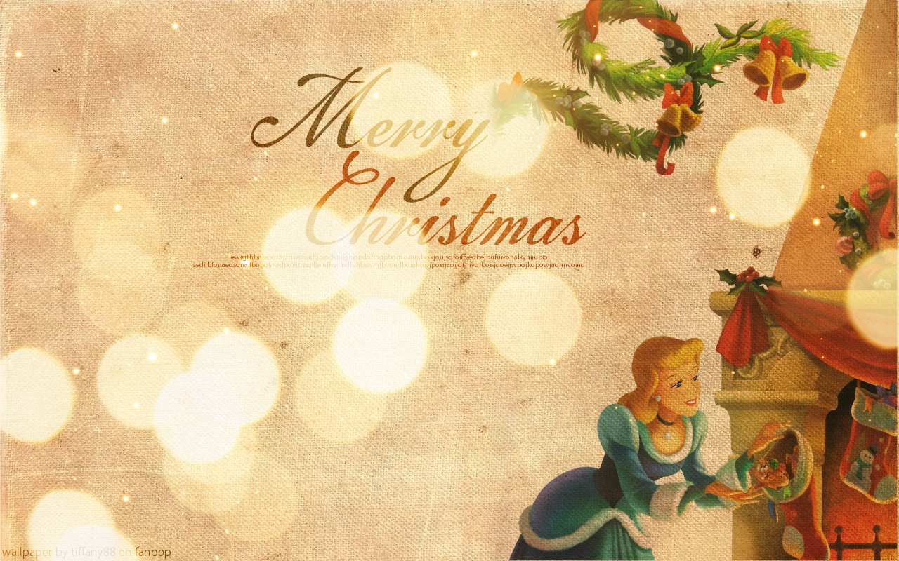 Cinderella S Christmas Disney Princess Wallpaper
