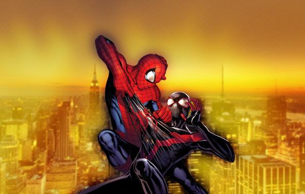 Spider Man New York City Ultimate Fight Wallpaper