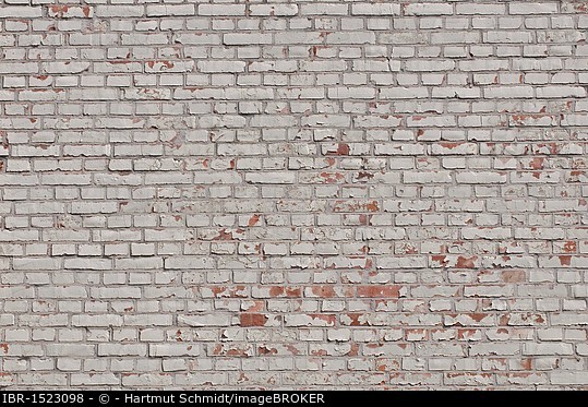 Whitewashed Brick Wall Background Stock Photo Picture And Rights