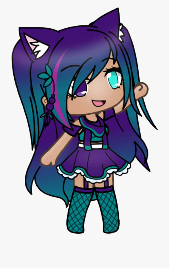 Bakgrunnsbilder Av Gacha Life Jente Wallpaper