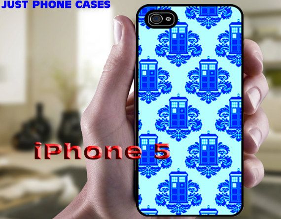 Dr Who Tardis Wallpaper iPhone 5s Hard Or Rubber Case On