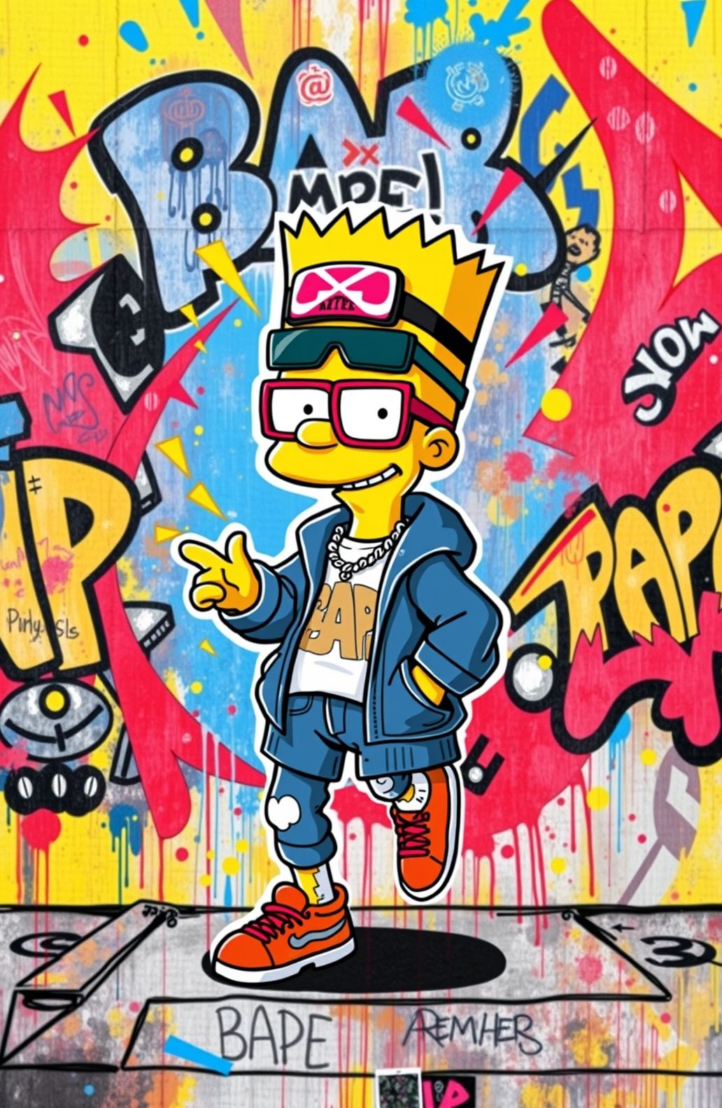 Bape Bart Wallpaper