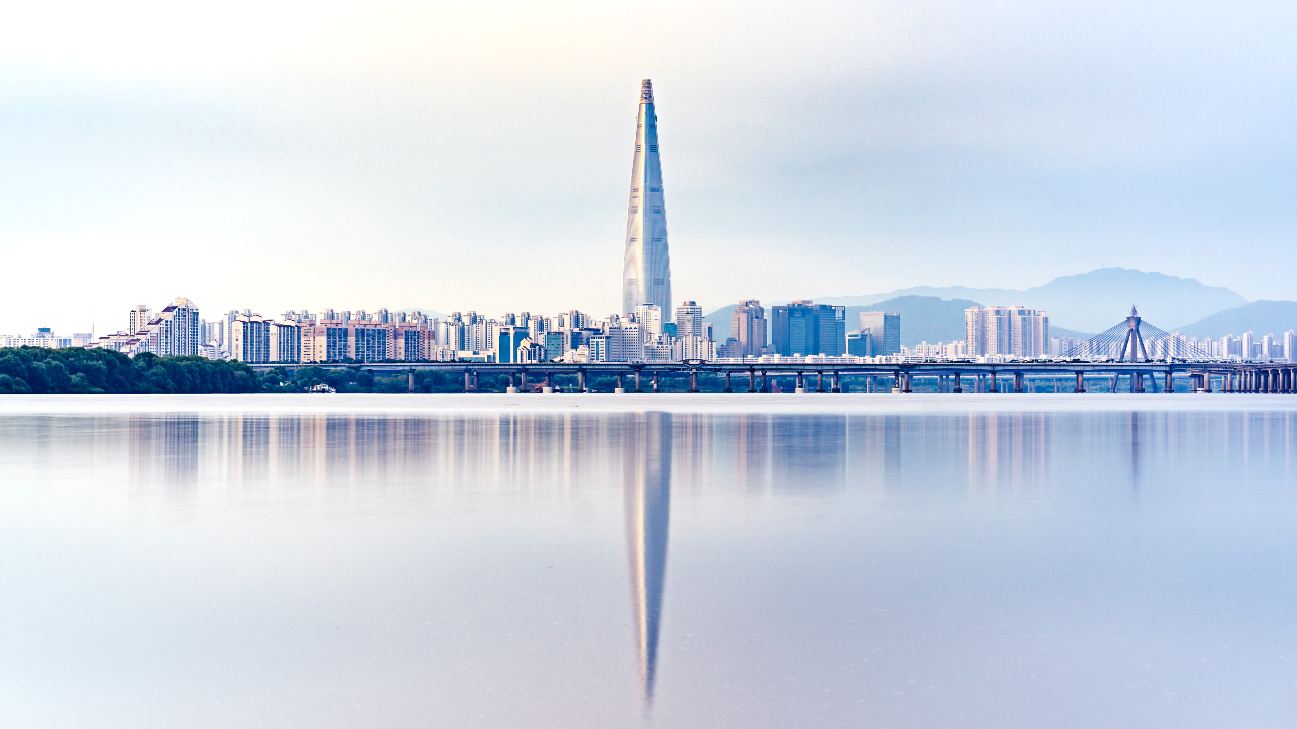 File Han River And Lotte World Tower Jpg Wikimedia Mons