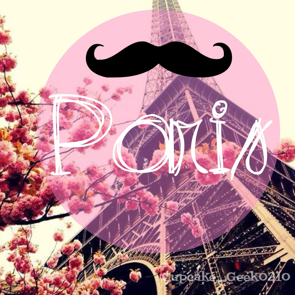 Cute Eiffel Tower Girly Hipster Love It Mustache Paris