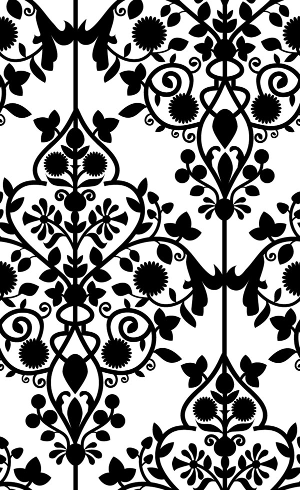 Dianes Digital Damask   Scalable   Shown 12Hx19V Repeat   Pat 600x978