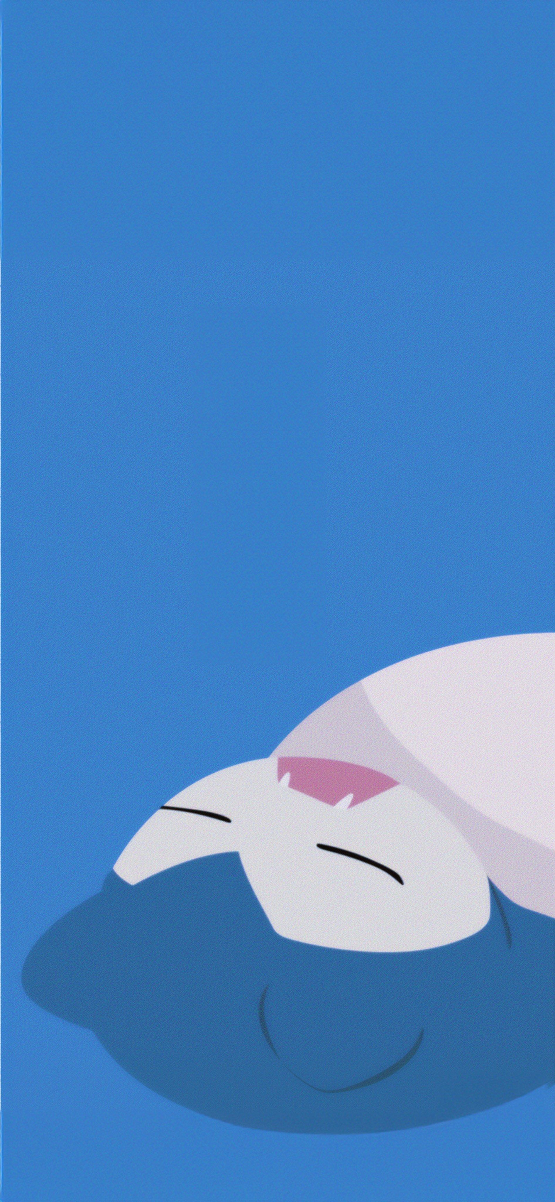 Minimalist Snorlax Wallpaper