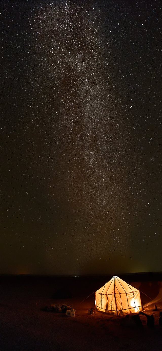 Under The Milkyway iPhone X Wallpaper Dark Darkness Clear