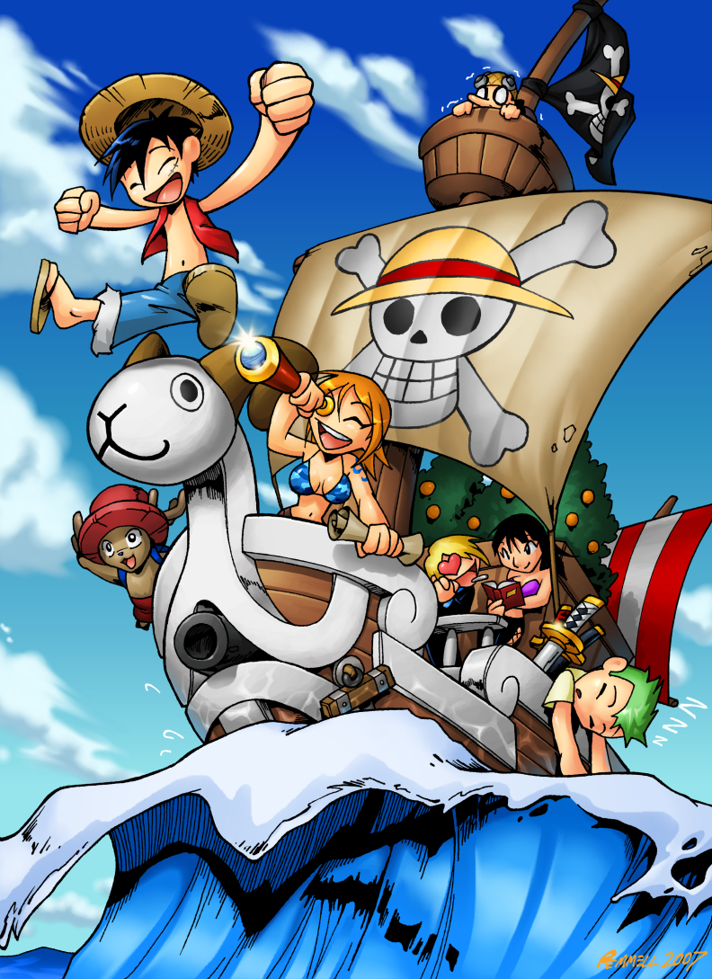 One Piece Chibi By Foxxfireart