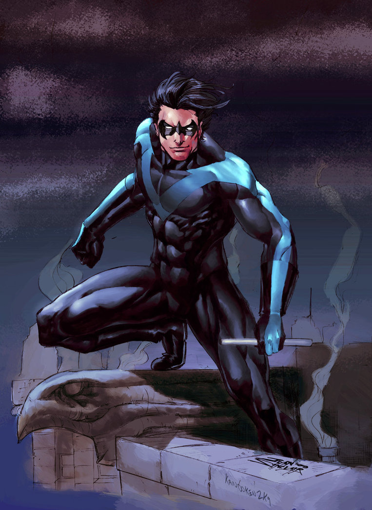 Nightwing just whizzes past Winter Soldier in this round