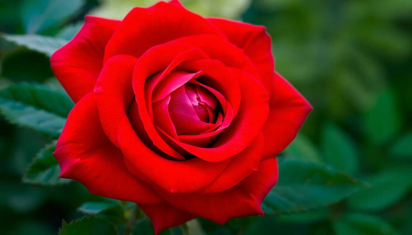 Flower Wallpaper Red Rose